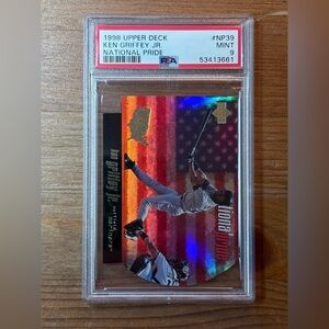 1998 Upper Deck Ken Griffey Jr. National Pride PSA 9